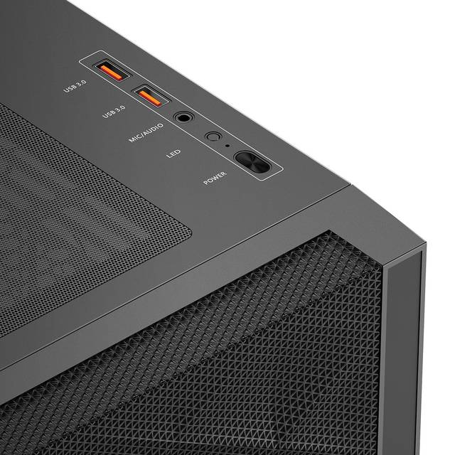 PCCOOLER C3 D510 Airflow ATX PC Case | C3-D510BKP3-GL