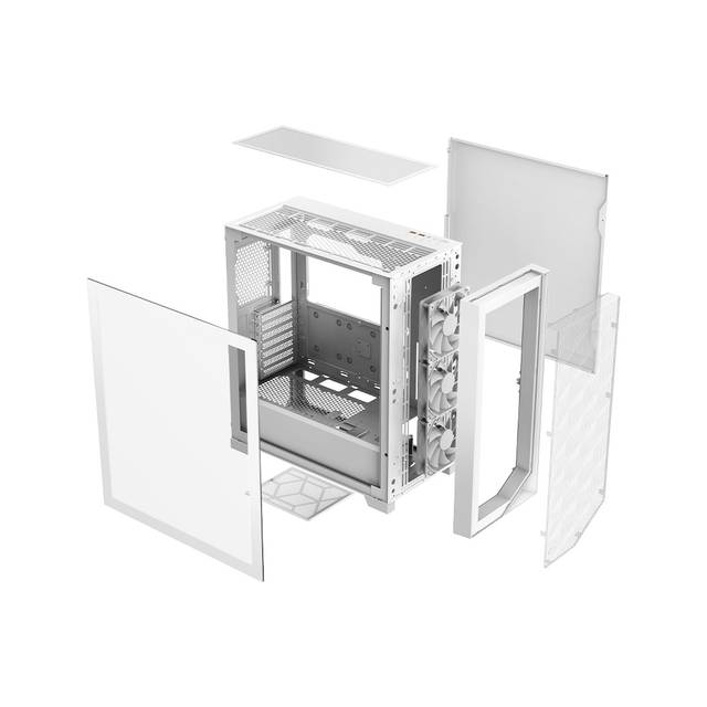 PCCOOLER Gaming Computer Case | C3-D510WHP3-GL