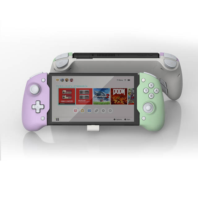 DOBE TNS-1125 PURPLE&GREEN Switch Controller for Nintendo Switch, One-Piece Joypad Controller, Switch Controller Handheld Mode with 6-Axis Gyro Dual Motor Vibration, Compatible with All Games of Switch (Purple and Green) | TNS-1125 PURPLE&GREEN