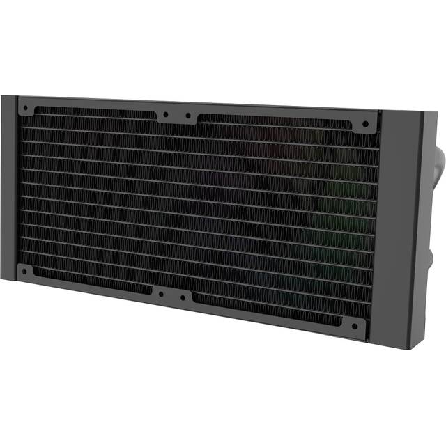 Redragon CCW-3012 Liquid 240-Water Cooling PC, CPU Water Cooler, Intel & AMD Compatible, efficient PWM-Controlled Pump, Fan: 200-1800 RPM, LGA1851 and LGA1700 Contact Frame - Black | CCW-3012