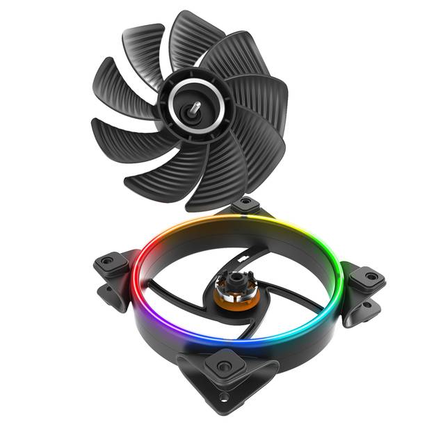 PCCOOLER CORONA 5-IN-1 FRGB Cooling Fan - 1 Pack | CORONA 5-IN-1 FRGB KIT