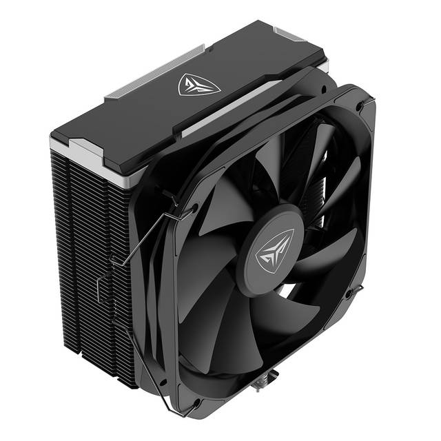PCCOOLER K4 BK CPU cooler, 130mm booster fan, super reverse gravity 4 heat pipes, support for Intel LGA115X/1200/1700, AMD AM5/AM4 | K4 BK