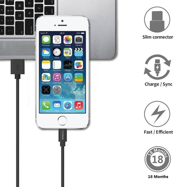 FOXSUN Lightning Data Transfer Cable | AM001001