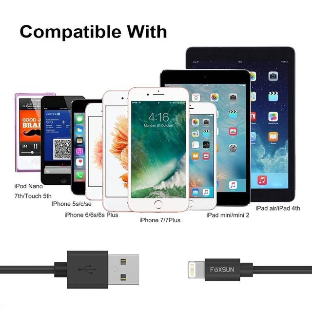 FOXSUN Lightning Data Transfer Cable | AM001001