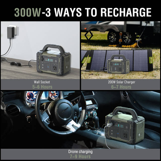 OMNIBAR 300W Portable Power Station | PYS-PEI-U00300 OLIVE GREEN