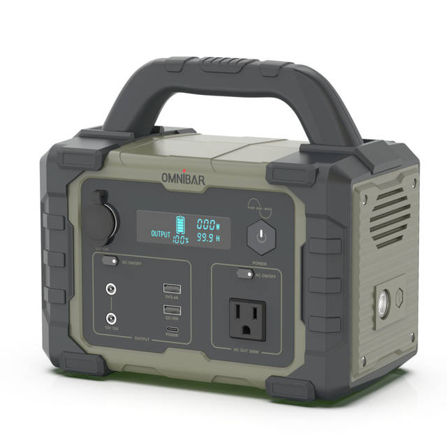 OMNIBAR 300W Portable Power Station | PYS-PEI-U00300 OLIVE GREEN