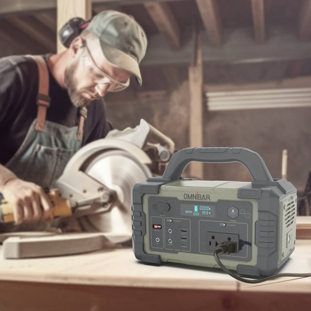 OMNIBAR 600W Portable Power Station | PYS-PEI-U00600 OLIVE GREEN