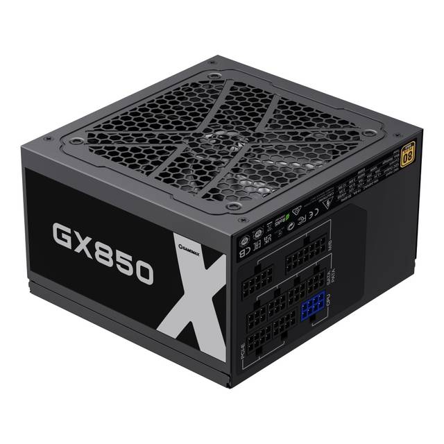 GameMax GX-850 Modular, 80+ Gold ATX Power supply, One of the innovative Gold design basis on Platinum Level, LLC and DC-DC circuit | GX-850 MODULAR