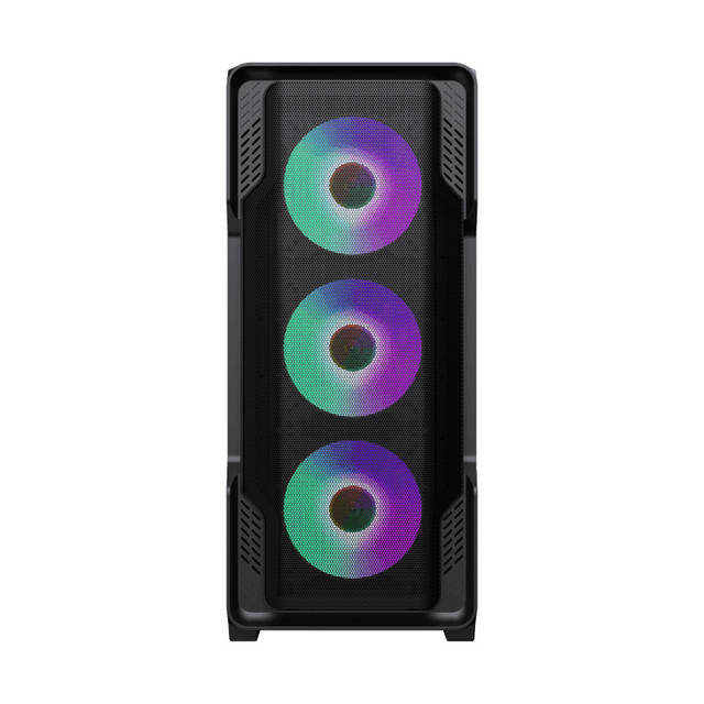GameMax SIEGE BK E-ATX Full Tower Gaming Case Features Motherboard Back End Cooling 5 ARGB Fans | SIEGE BK
