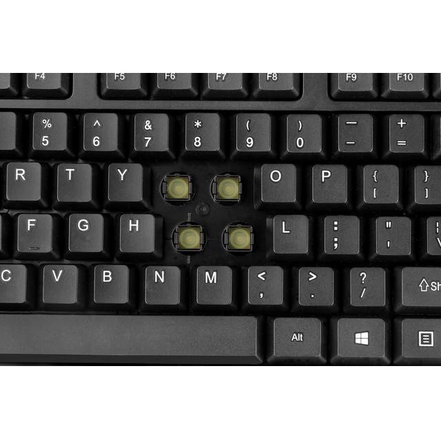 Adesso WKB-1320CB Antimicrobial Wireless Desktop Keyboard and Mouse | WKB-1320CB