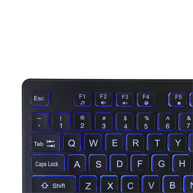Adesso Large Print Illuminated Desktop Keyboard | AKB-139EB