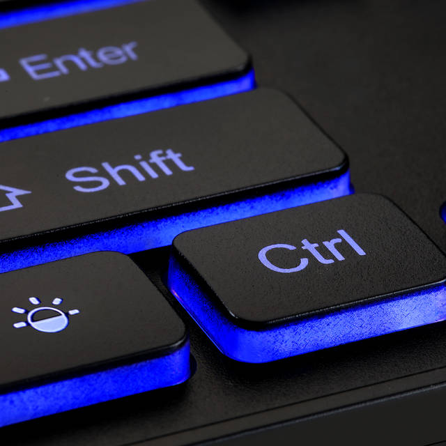 Adesso Large Print Illuminated Desktop Keyboard | AKB-139EB