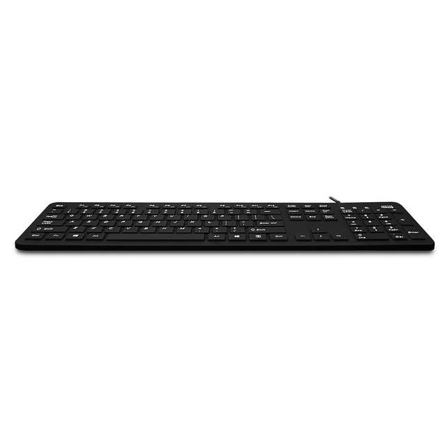 Adesso Antimicrobial Waterproof Desktop Keyboard | AKB-235UB