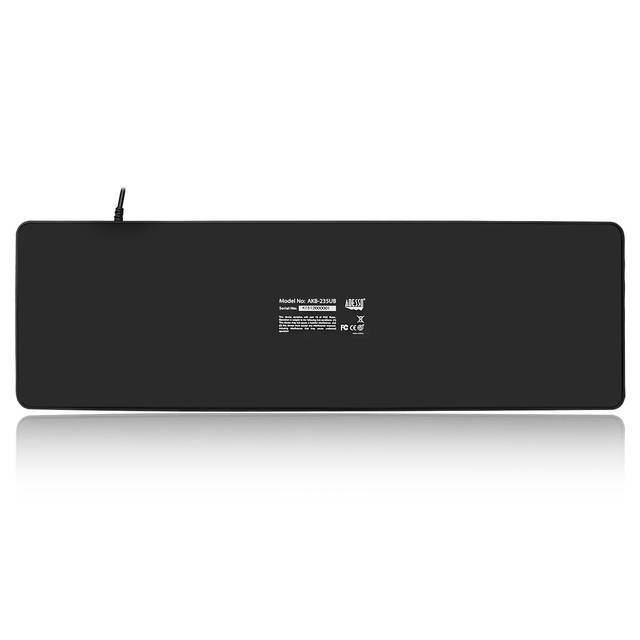 Adesso Antimicrobial Waterproof Desktop Keyboard | AKB-235UB