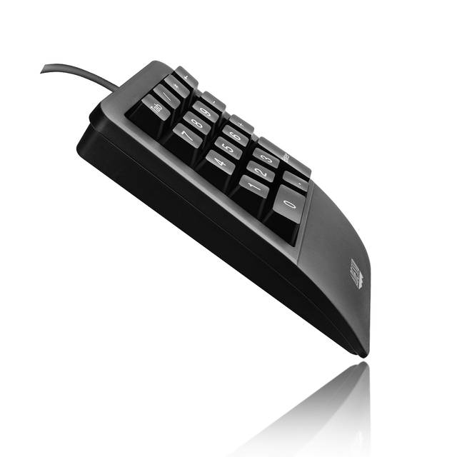 Adesso Antimicrobial Waterproof Numeric Keypad with Wrist Rest Support | AKB-618UB
