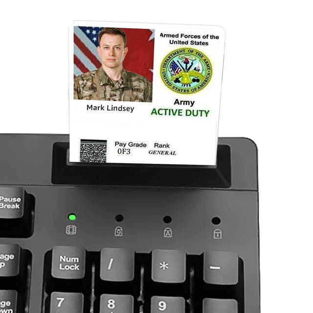 Adesso EasyTouch 630SB-TAA - Smart Card Reader Keyboard (TAA Compliant) | AKB-630SB-TAA