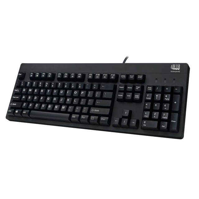 Adesso EasyTouch 630UB - Antimicrobial Waterproof Keyboard | AKB-630UB