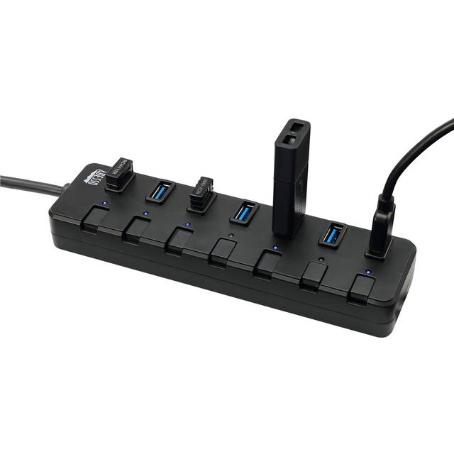 Adesso 7-ports USB 3.0 Hub with 5V2A Power Adaptor | AUH-3070P