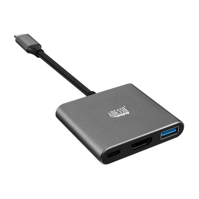 Adesso 3-IN-1 USB-C Multi-Port Docking Station (TAA Compliant) | AUH-4010