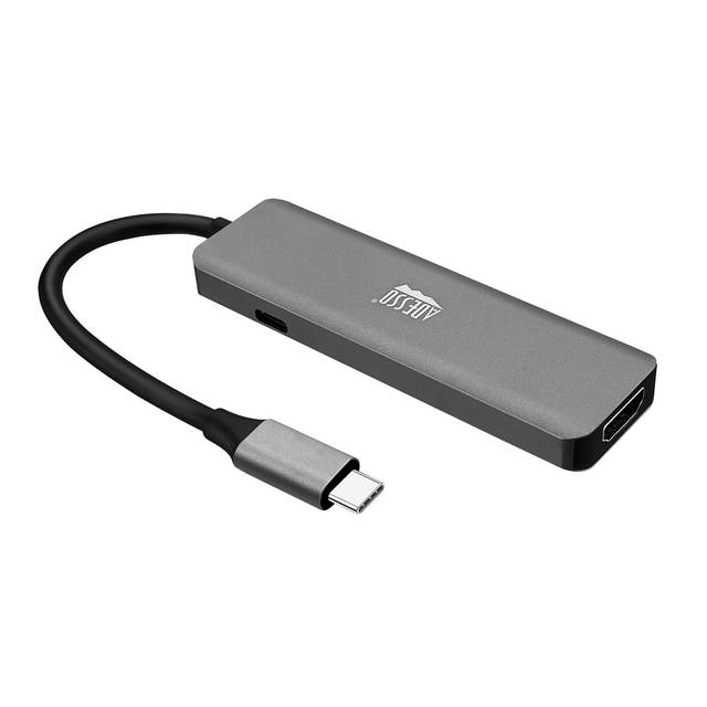 Adesso 6-in-1 USB-C Multi-Port Docking Station (TAA Compliant) | AUH-4020