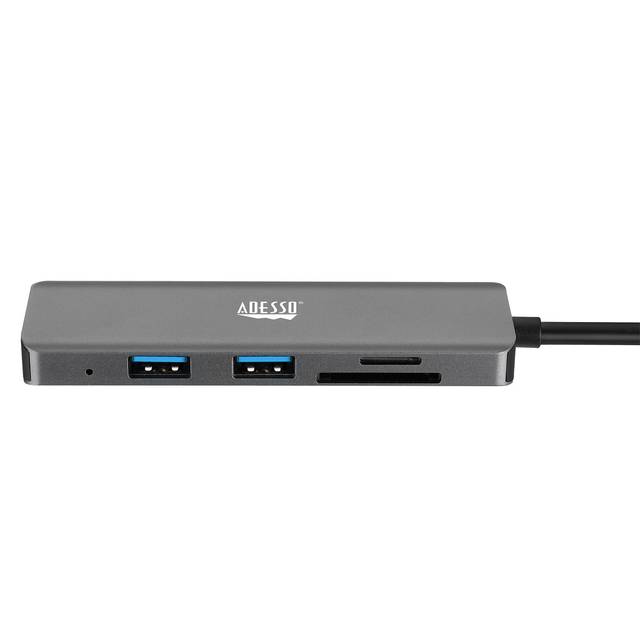 Adesso 6-in-1 USB-C Multi-Port Docking Station (TAA Compliant) | AUH-4020