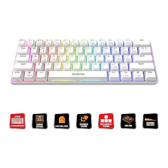 GAMDIAS HERMES E3 Gaming Keyboard | GD-HERMES E3 RED WH