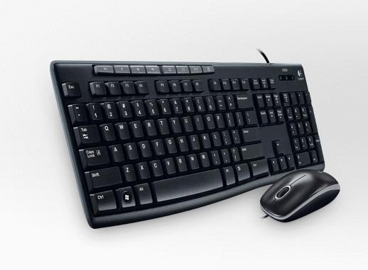 Logitech Media Combo MK200 Keyboard & Mouse - Retail | 920-002714