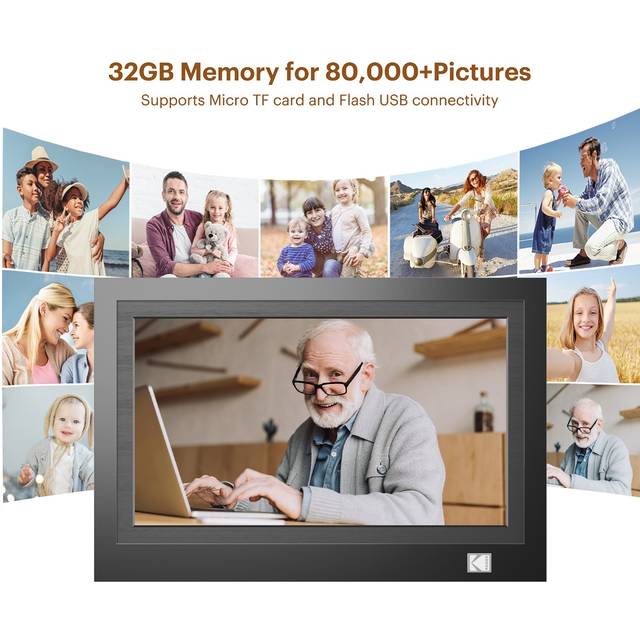 Kodak RWF-116 32 GB 11.6" 1366 x 768 Digital photo frame Black | RWF-116 BLACK