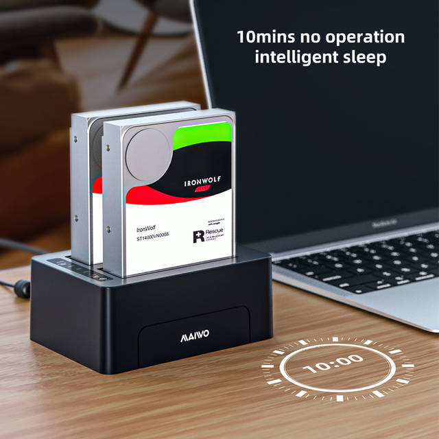 MAIWO K3082 2 Bays Docking Station for 2.5 inch/3.5 inch SATA HDD/SSD | K3082