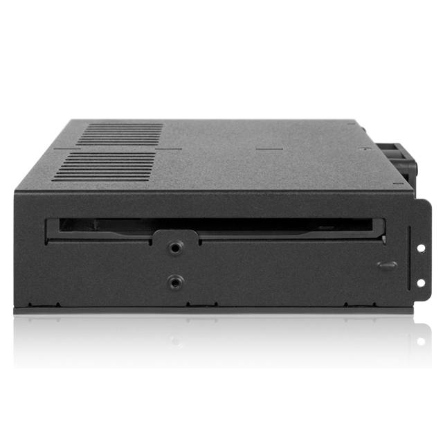 Icy Dock ExpressCage MB324SP-B Drive Enclosure for 5.25" - Serial ATA/600 Host Interface Internal - Black | MB324SP-B