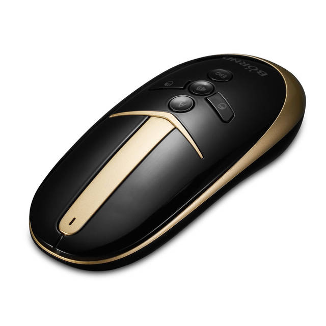 BORND 3D Wireless Touch Laser Air Mouse | A50 BLACK