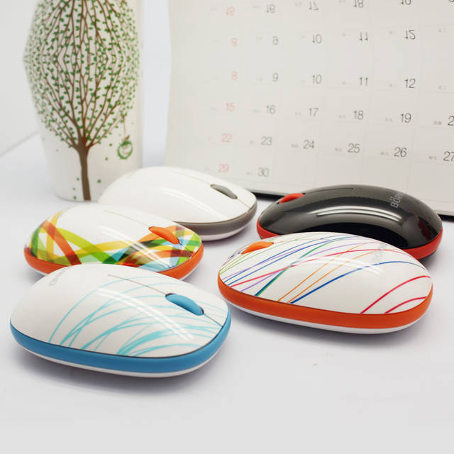 BORND Super Energy-Saving Wireless Mouse | E220 SLIM-RAINBOW