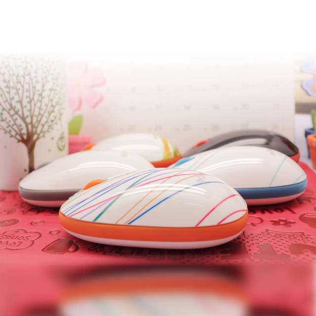 BORND Super Energy-Saving Wireless Mouse | E220 SLIM-RAINBOW