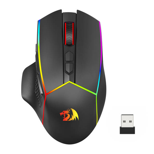 Redragon AXE PRO M814 RGB 3 Modes Connections Gaming Mouse | M814