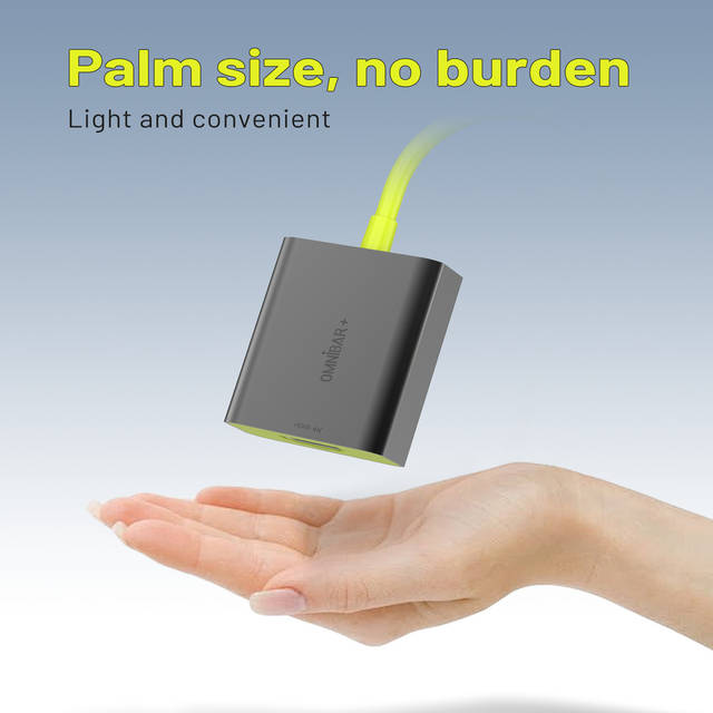 OMNIBARPLUS USB C Hub - 4K 60Hz HDMI, USB-C 5Gbps, 60W PD with USB-C 5Gbps, for MacBook, XPS, Surface Pro | OMN-HUB003 O16-000013