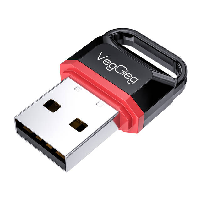 Veggieg V-UB502 Bluetooth Adapter for Bluetooth Headset, Desktop Computer | V-UB502