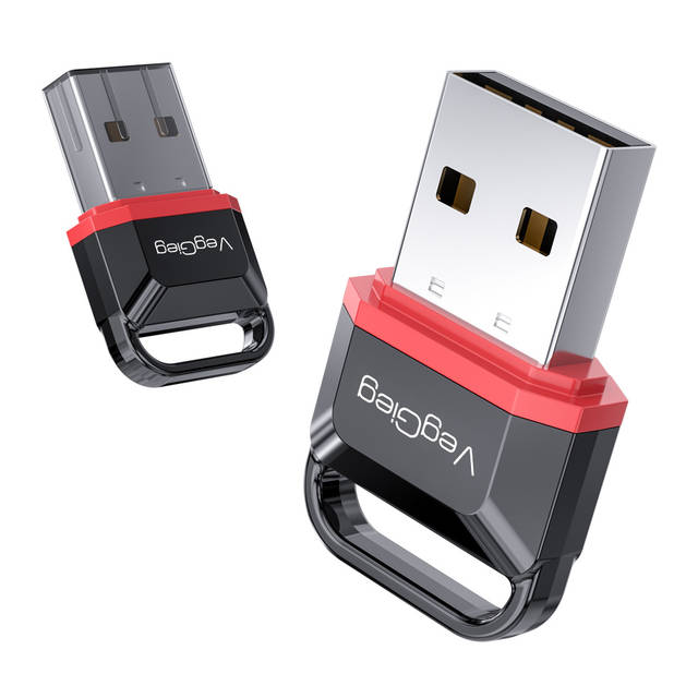 Veggieg V-UB502 Bluetooth Adapter for Bluetooth Headset, Desktop Computer | V-UB502