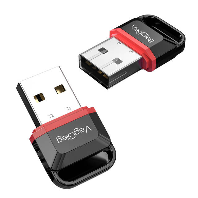 Veggieg V-UB502 Bluetooth Adapter for Bluetooth Headset, Desktop Computer | V-UB502