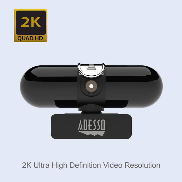 Adesso CyberTrack CyberTrack H7 Webcam - 4 Megapixel - 30 fps - USB 2.0 - TAA Compliant | CYBERTRACK H7
